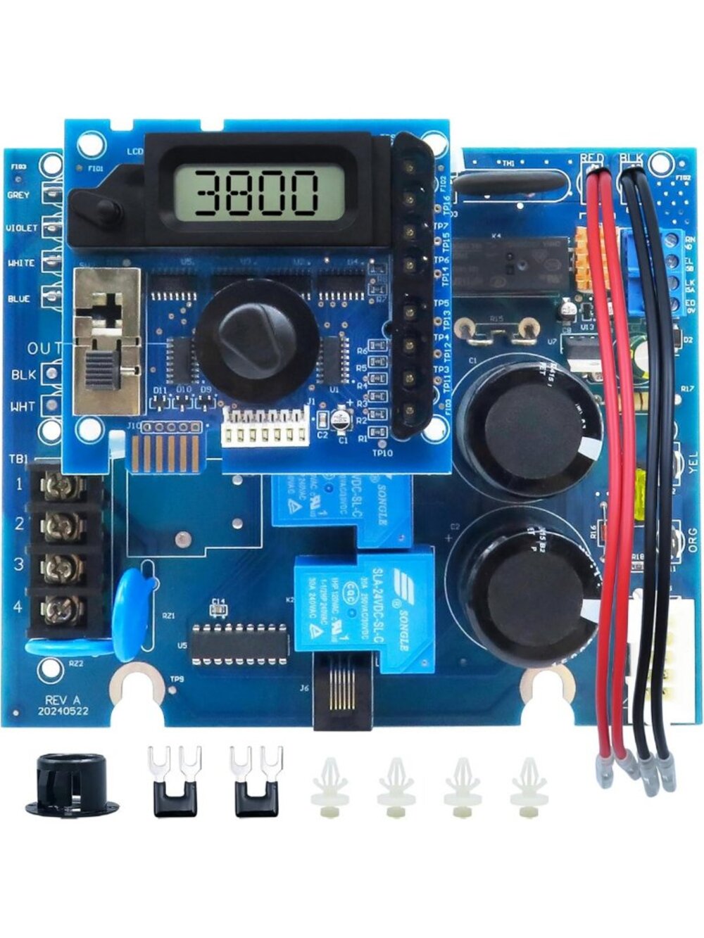 Main Circuit Board & Display Board for Aqua Rite Saltwater Chlorinator - Pool